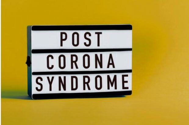 Bild mit Aufschrift: Post Corona Syndrome.