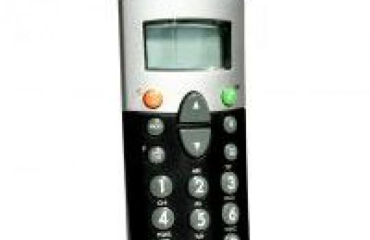 Ein schnurloses Telefon ist zu sehen.